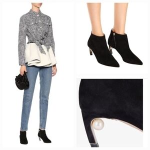 Nicholas Kirkwood's Mira Pearl ankle boots marry sleek design‎ to bold glamour,